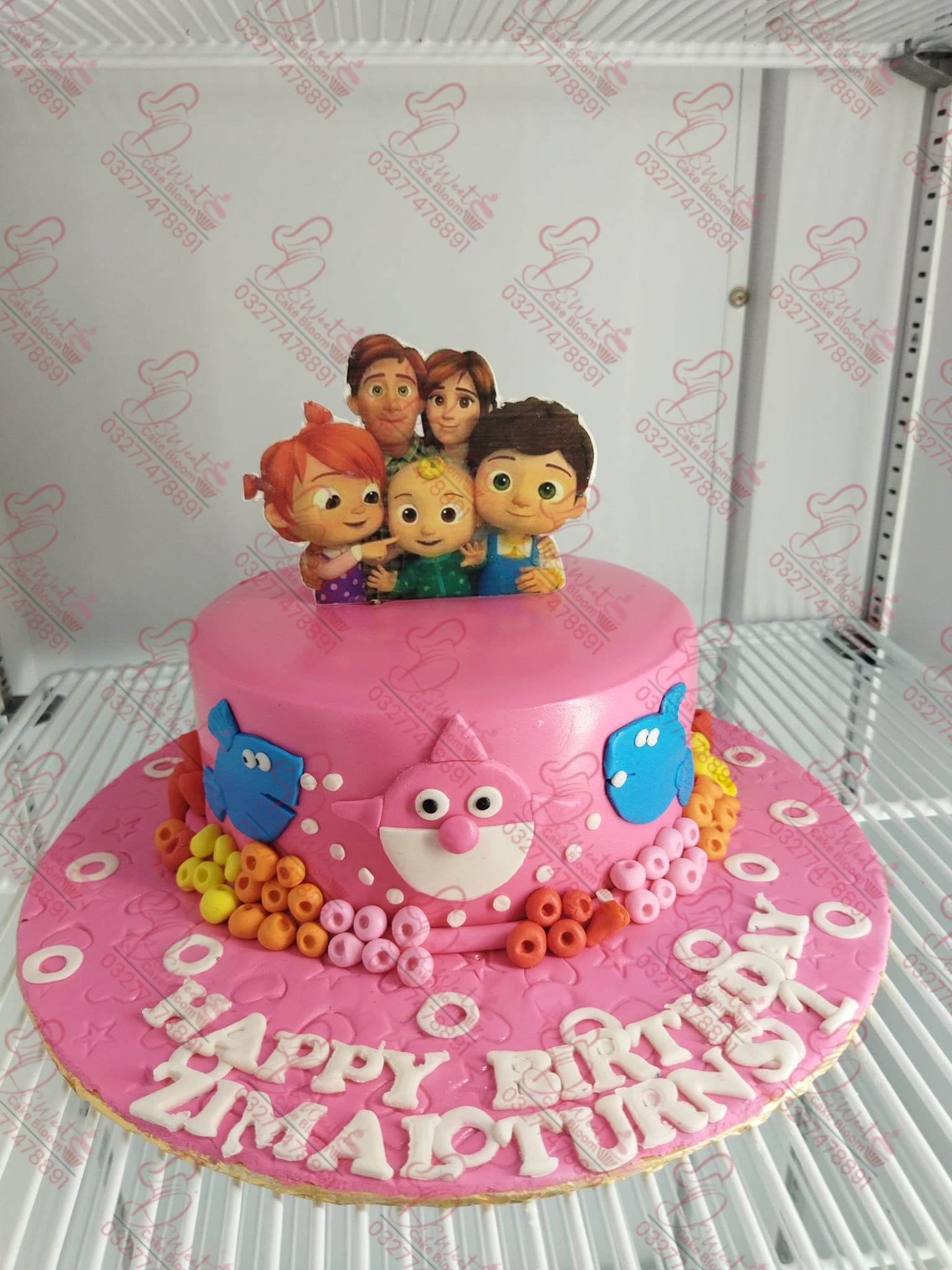 Cocomelon Baby Shark Combo Cake Gulberg Greens Islamabad
