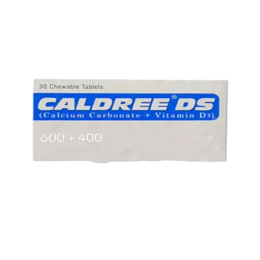 Caldree Ds Tablets 600+400 (3 Strip = 30 Tablets)