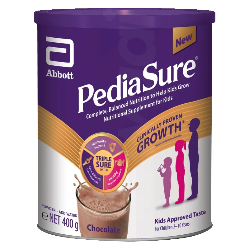 PediaSure Chocolate Milk Powder 400gm - Balanced Nutrition