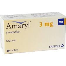 Amaryl Tablets 3Mg (3 Strip = 30 Tablets)