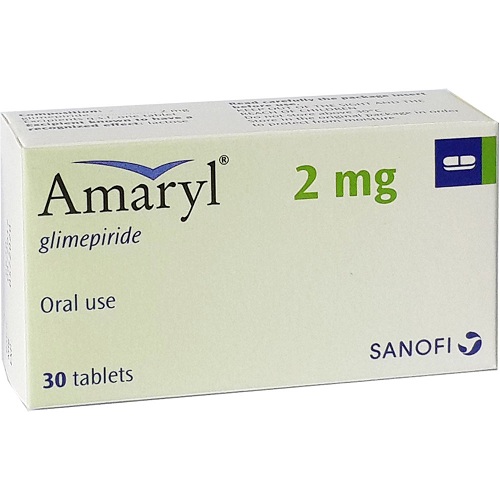Amaryl Tablets 2Mg (3 Strip = 30 Tablets)
