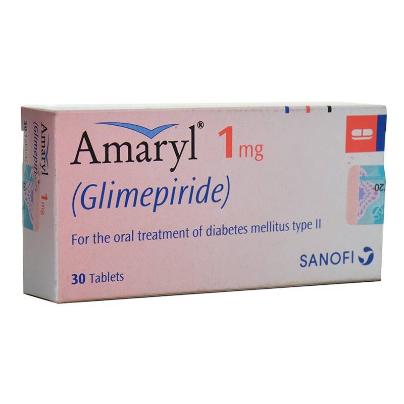 Amaryl Tablets 1Mg (1 Strip = 10 Tablets)
