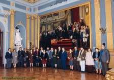 Salón de Conferencias (también conocido como Salón de Pasos Perdidos) del Palacio del Senado de España en Madrid