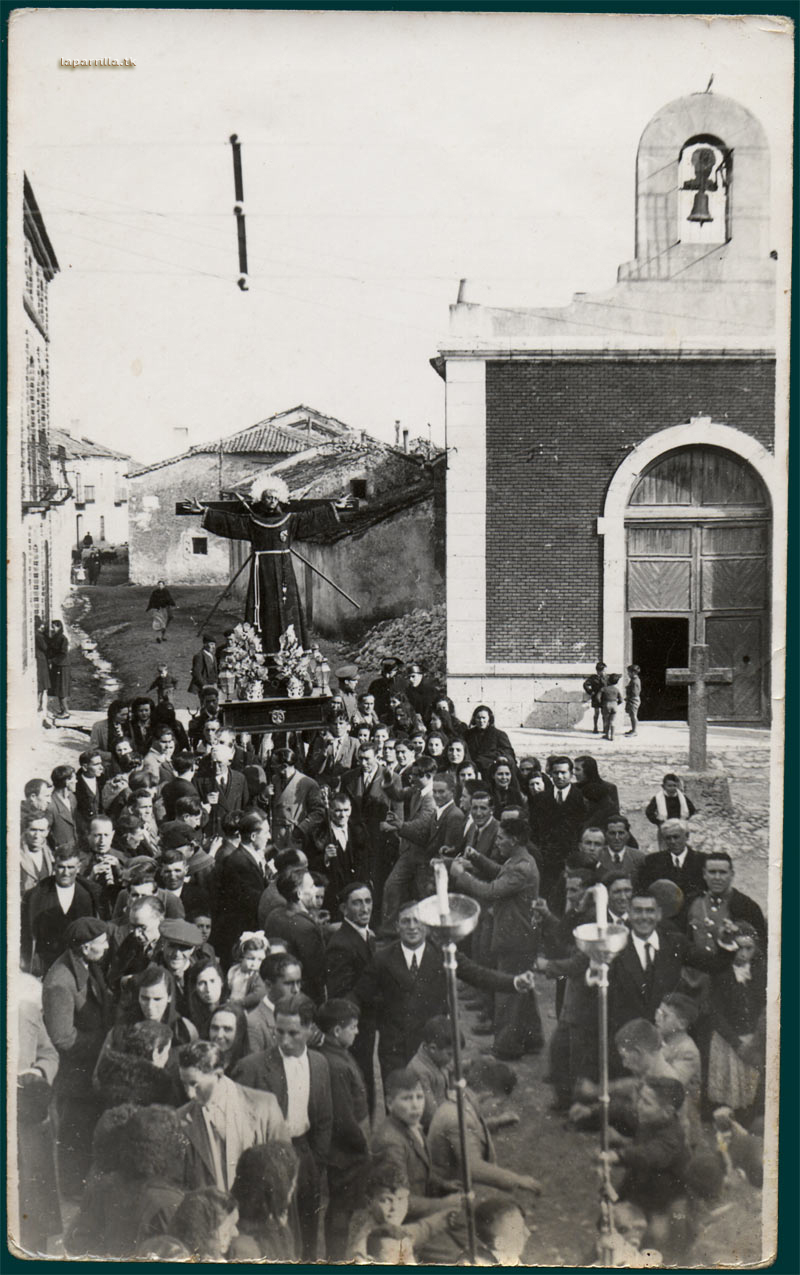 Procesión en La Parrilla, 6 de junio de 1941
