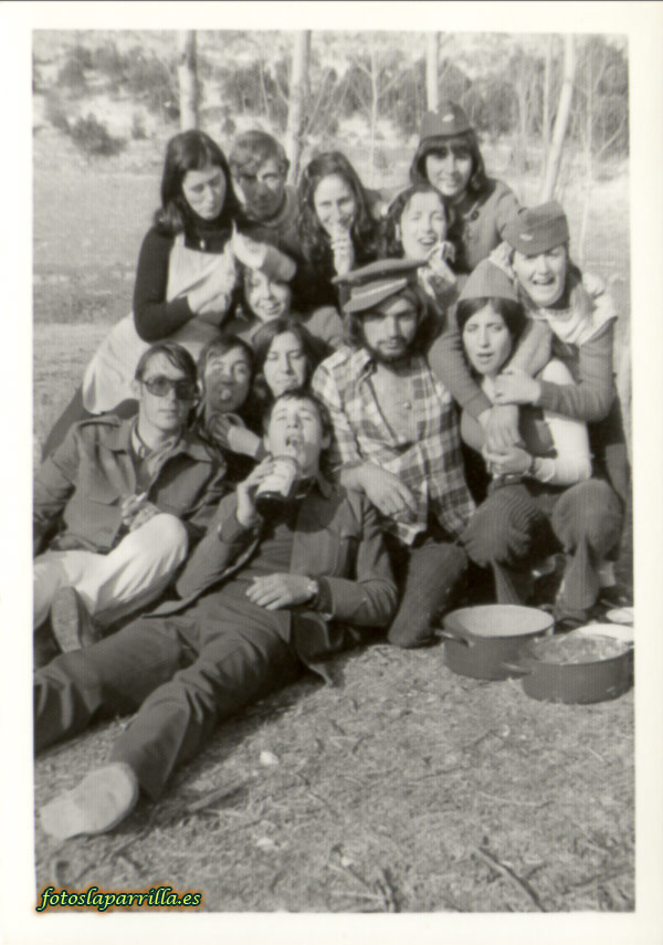 Quintos de La Parrilla en 1973