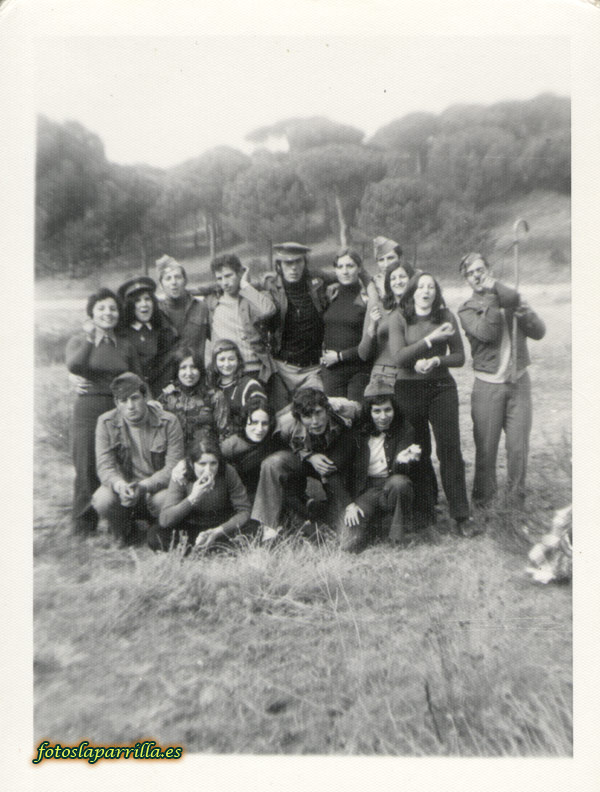 Quintos de La Parrilla el 11 de marzo de 1974