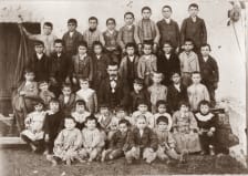 Alumnos de La Parrilla en los primeros años del siglo XX