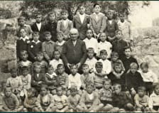 Alumnos de La Parrilla en 1935