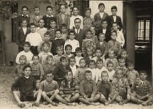 Alumnos de La Parrilla en 1936