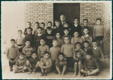 Alumnos de La Parrilla en 1961-62