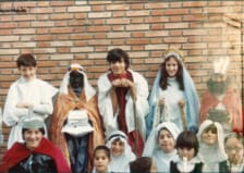 Alumnos de La Parrilla en los 80