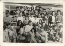 Alumnos de La Parrilla en los 70