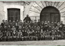 Alumnos de La Parrilla en 1945