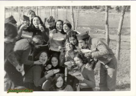 Quintos de La Parrilla en 1973