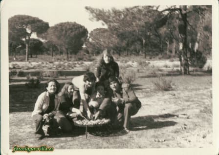 Quintos de La Parrilla en 1977