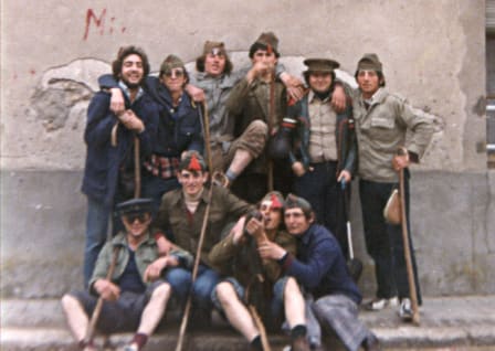 Quintos de La Parrilla en 1979