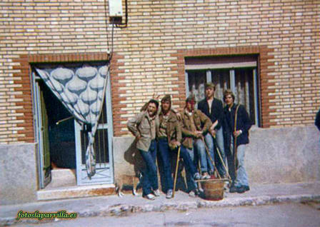 Quintos de La Parrilla en 1980