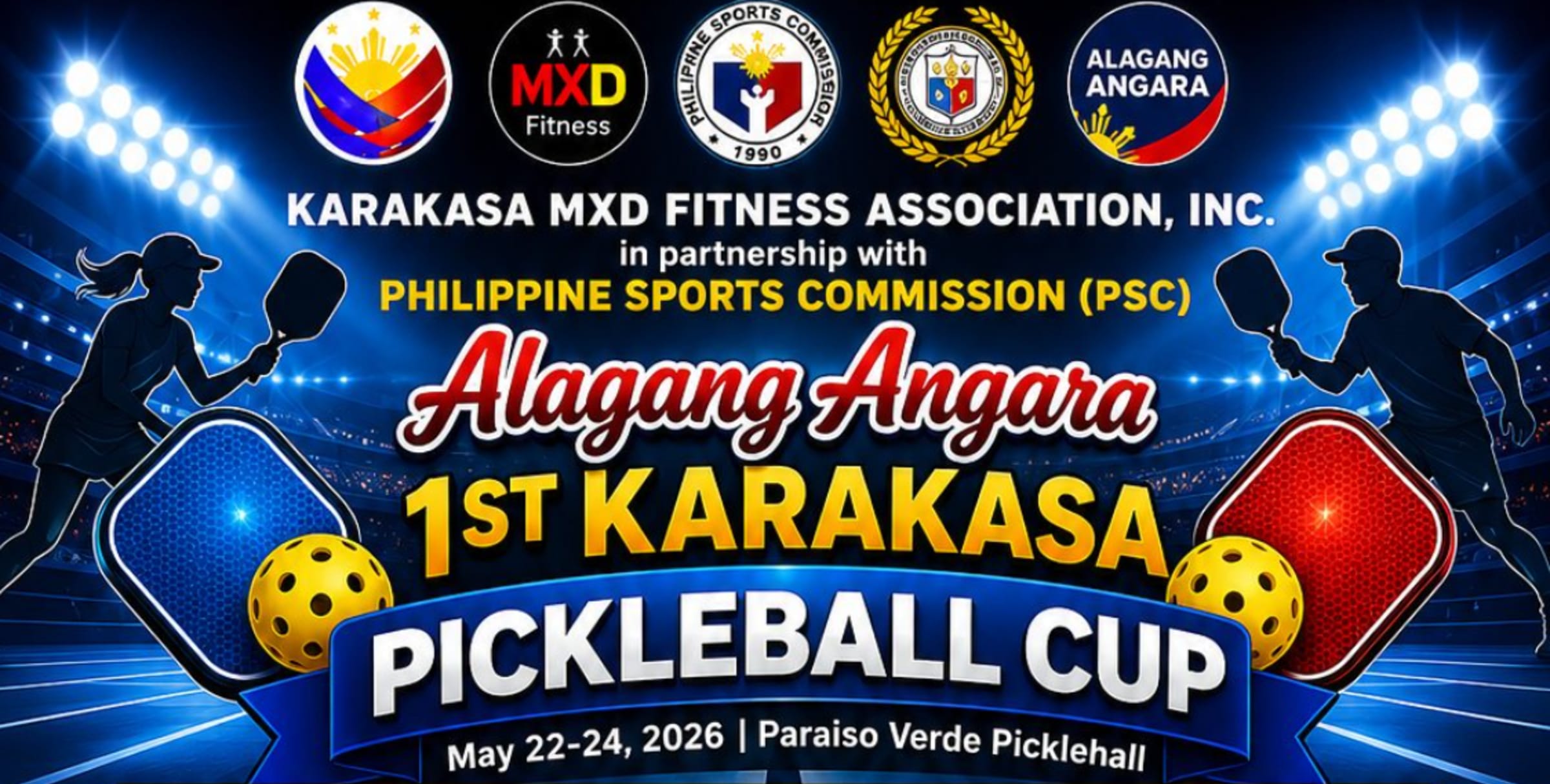 Alagang Angara 1st Karakasa Pickleball Cup poster