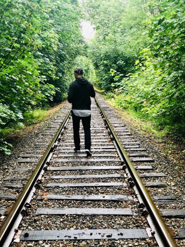 Season 2 James visits potential escape route railroad tracks between I5 and Case Rd