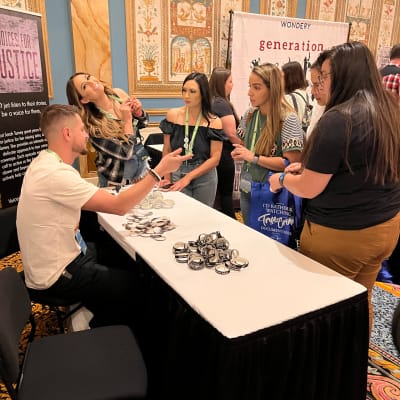 CrimeCon 2022 - James and Attendees