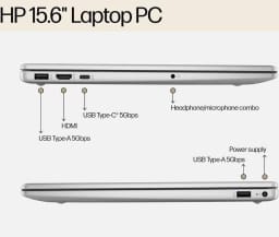HP 15-fd0624TU i3-1315U 8GB RAM 512GB SSD 15.6" FHD Laptop thumbnail 2
