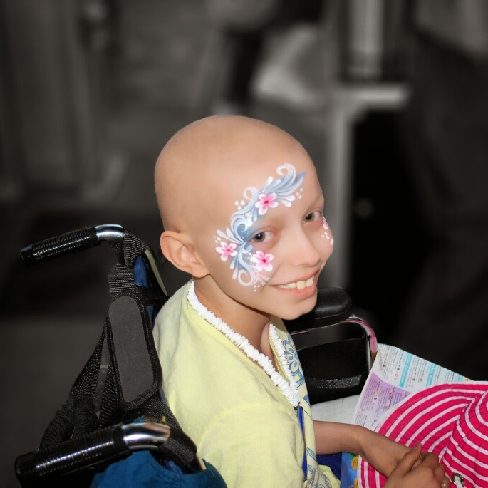 Emily during treatment