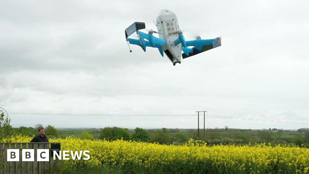  X27 We Had People Come Just To See It X27 Amazon Delivers Its First Uk Parcels By Drone