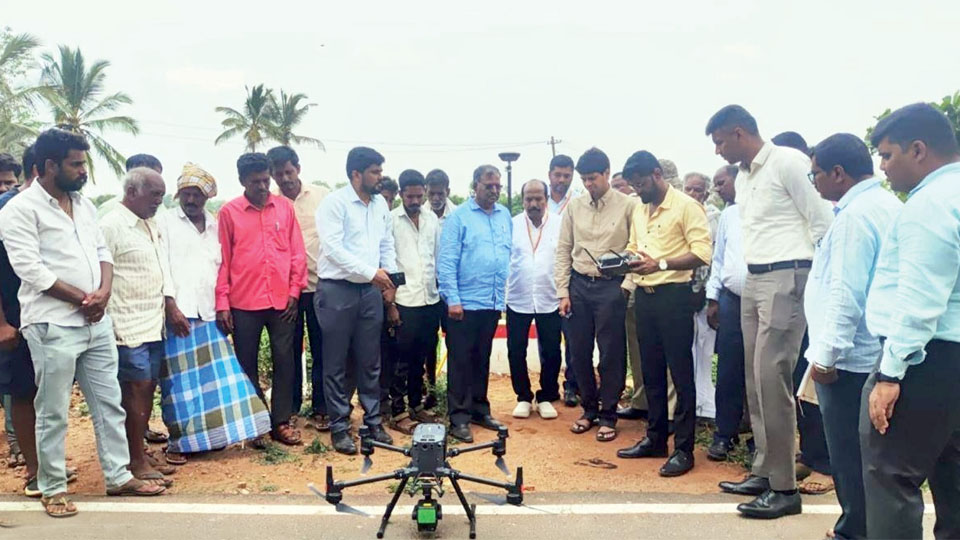 2 113 Acre Bommenahalli Layout Mda Begins Drone Survey In Four Villages Star Of Mysore