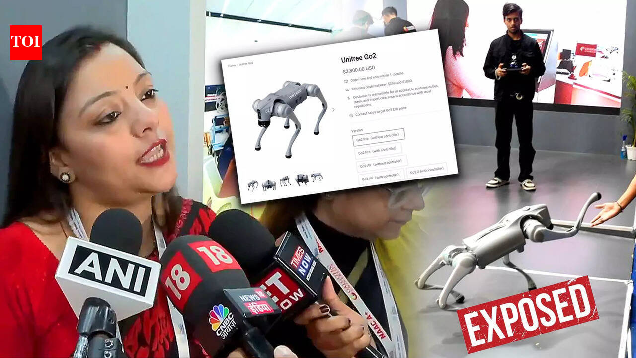 Ai Impact Summit Galgotias University Embarrassed Over Korean Soccer Drone After Robodog I