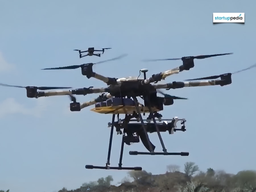 Hyderabad X27 S Thanos Technologies Demonstrates In Flight Test Firing Of Uav Integrated W