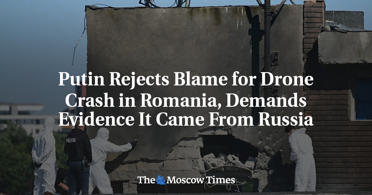 Putin Rejects Blame For Drone Crash In Romania Demands Evidence It Came From Russia The Mo