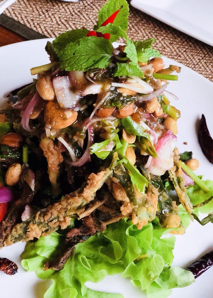 Thai salad at the Nest's restaurant