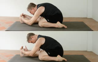 surrender with forward bends