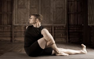Seated twists are great for tuning up your core.