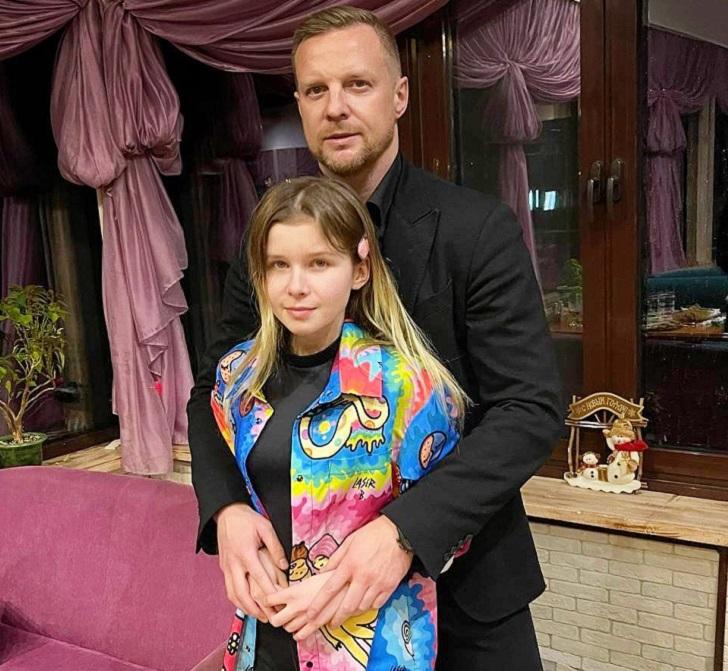 Вячеслав Малафеев с дочкой Ксенией