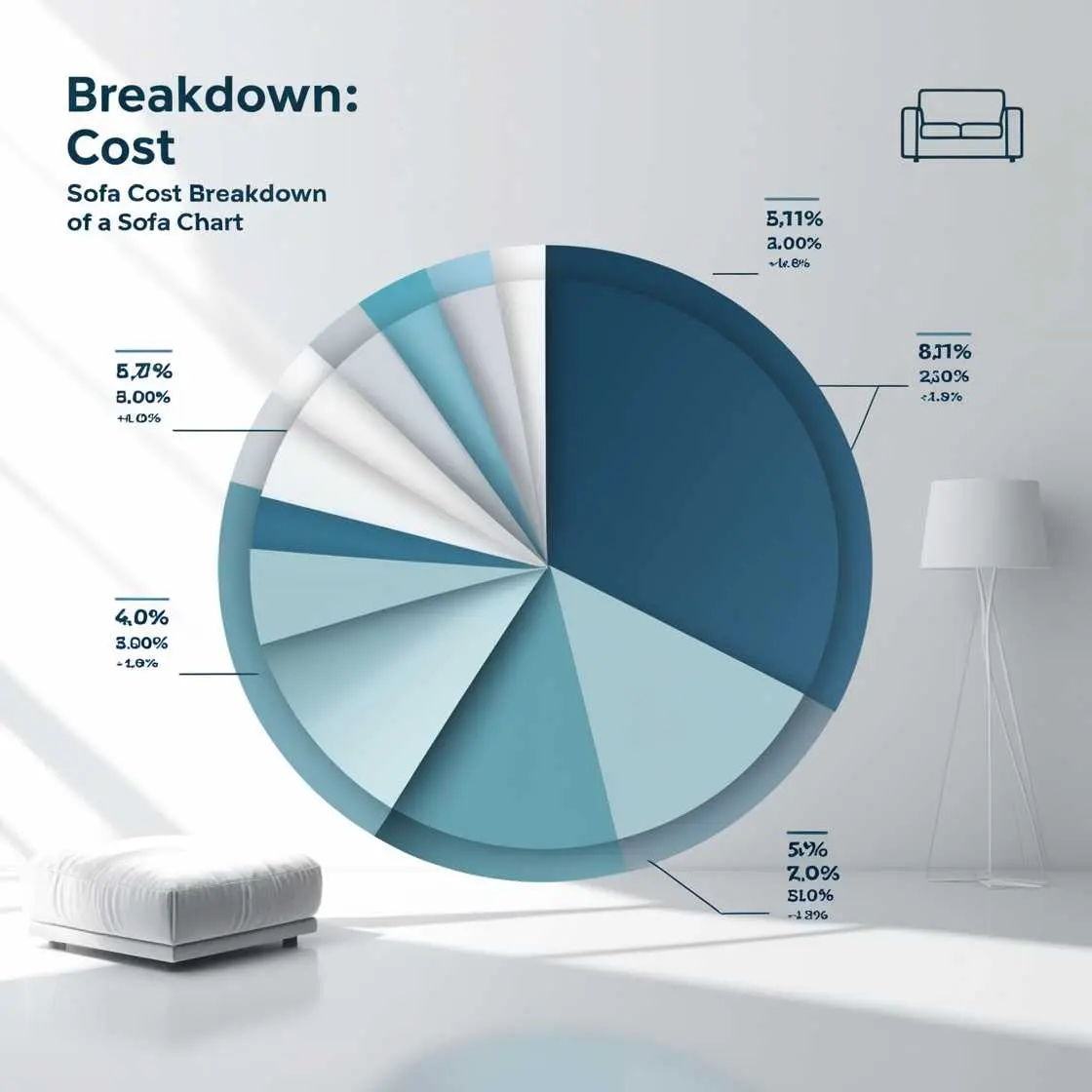 sofa cost breakdown