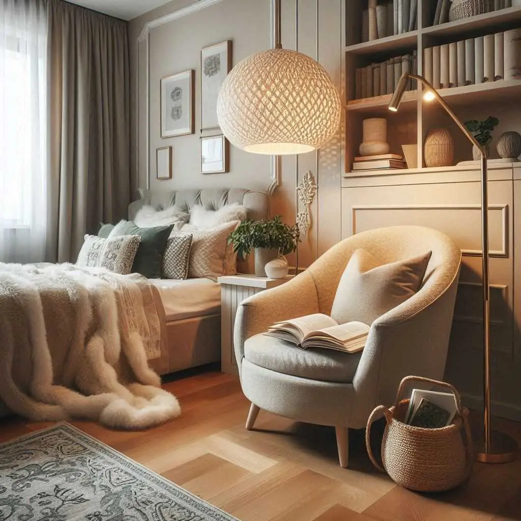 cozy reading nook