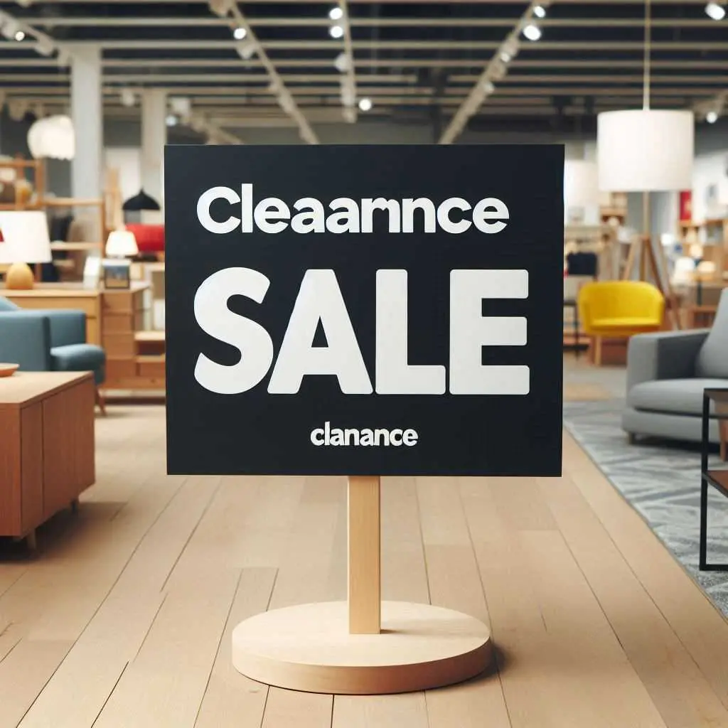 Clearance Sale