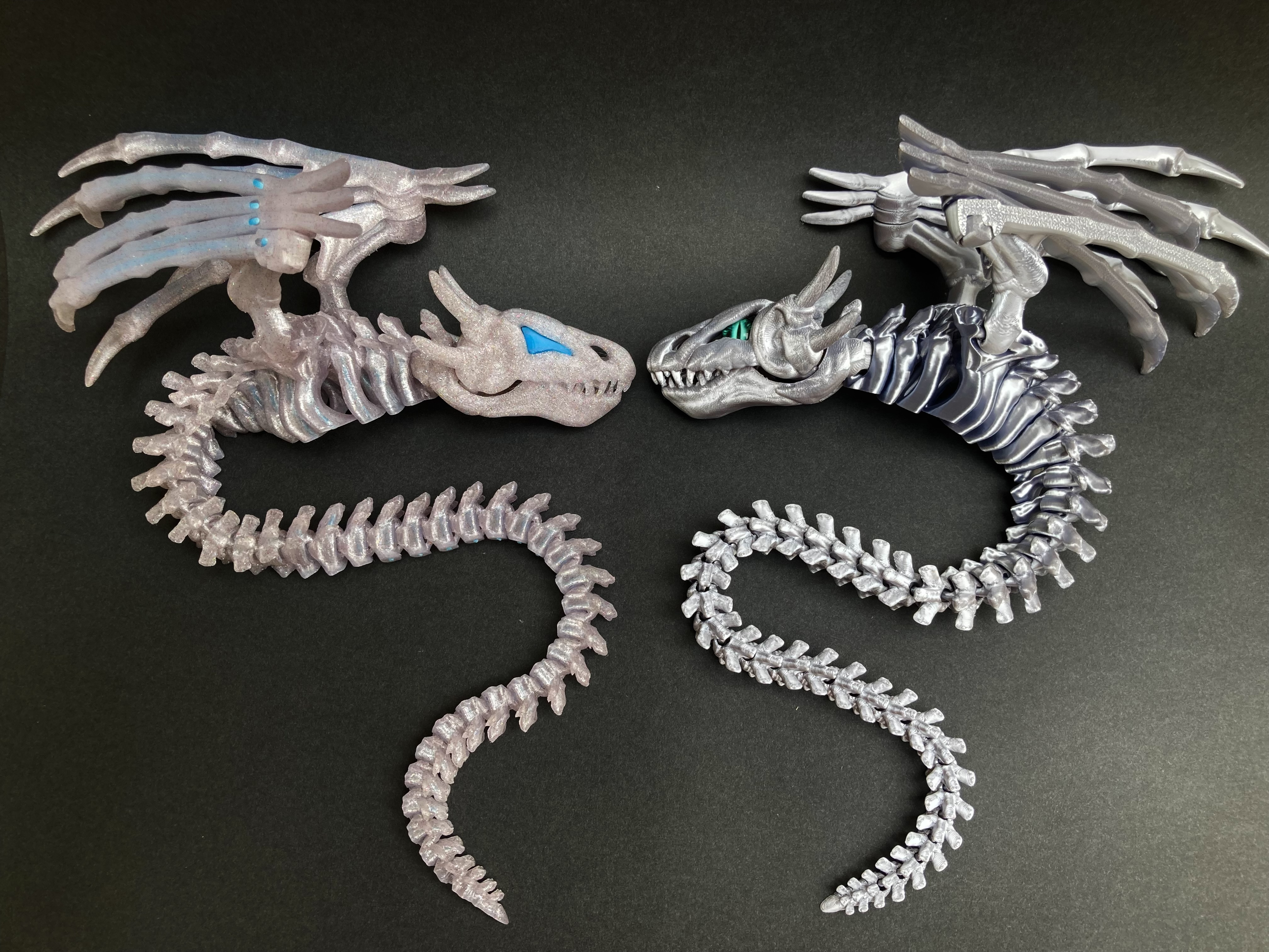 Biting dragon skeleton V2