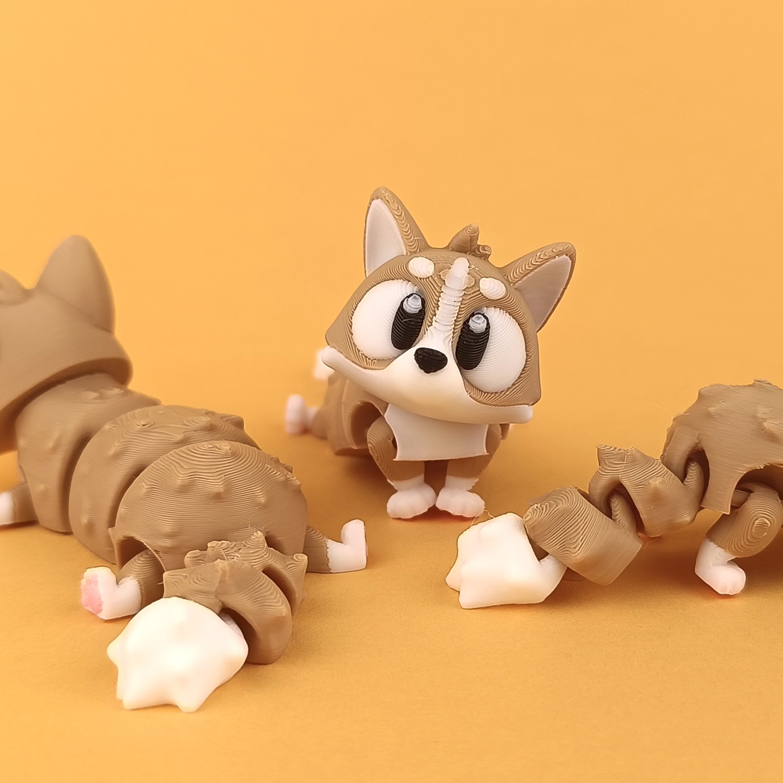 Flexi Corgi Print In Place