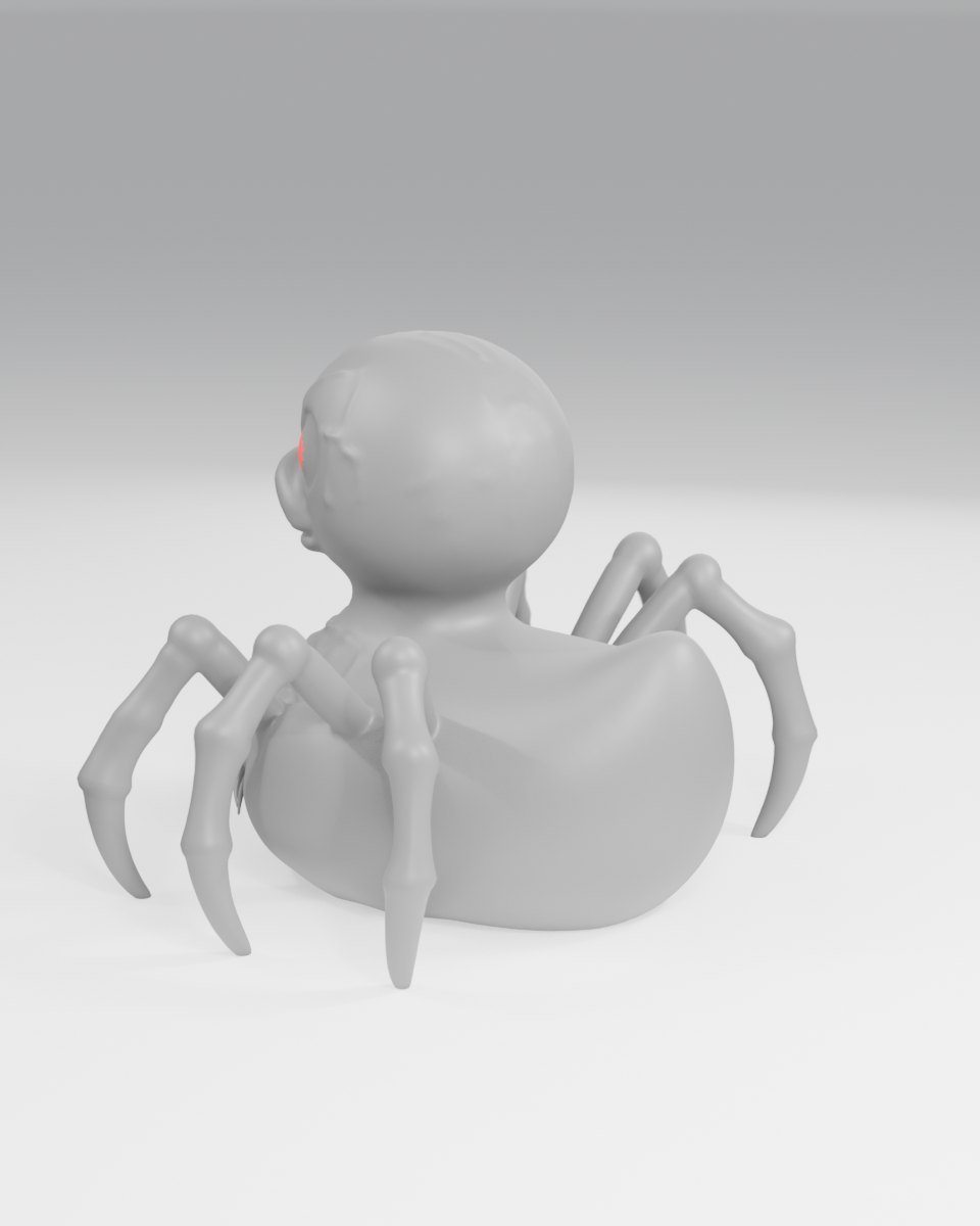 Halloween Spider Duck