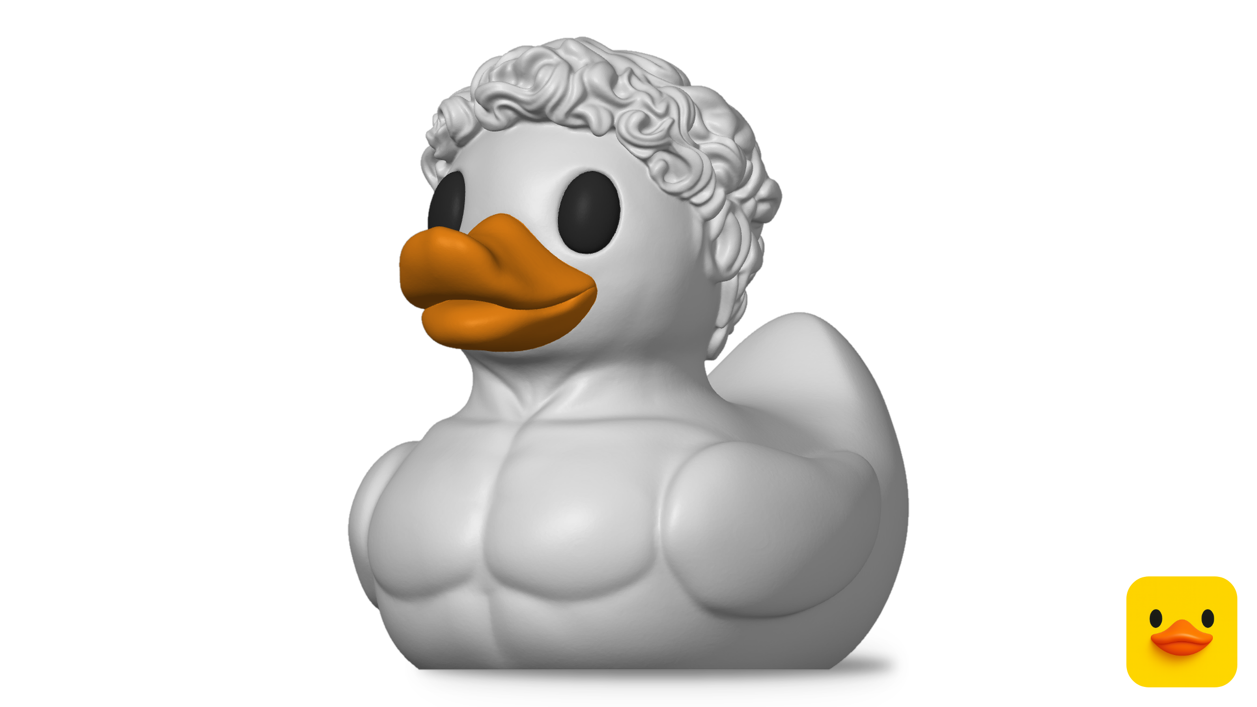 Statue Of David Duck
