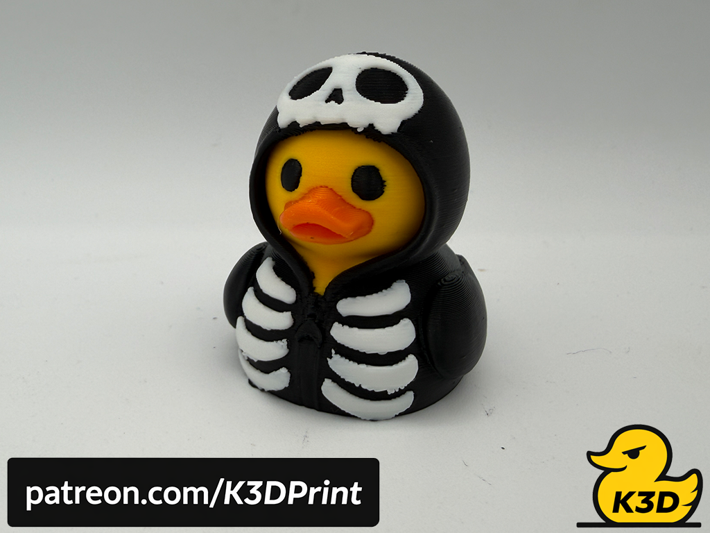Skeleton Onesie Duck