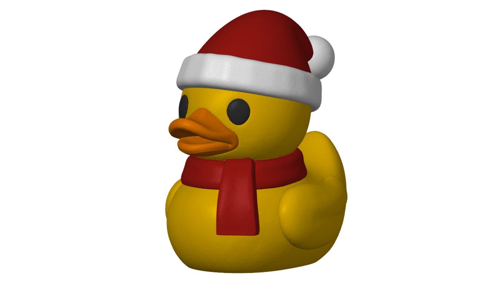 Santa Hat Duck