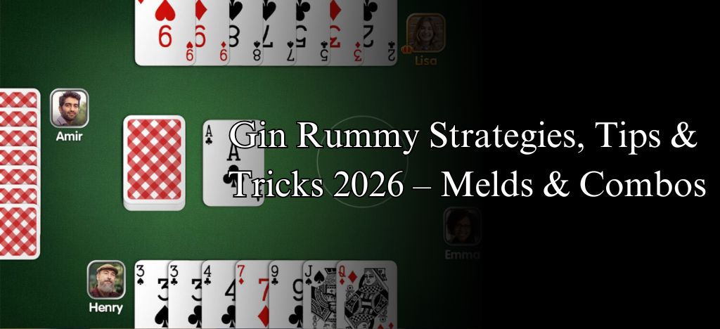 Gin Rummy Strategies, Tips and Tricks, Melds & Combos 2026