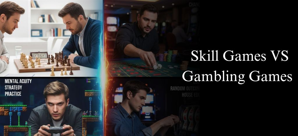 Skill Games VS Gambling Games: What's the Difference