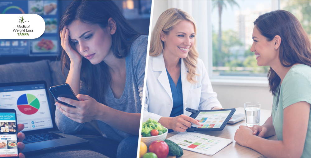Tampa’s Registered Dietitian Weight Loss Program vs. Online Diet Plans: What’s Better?