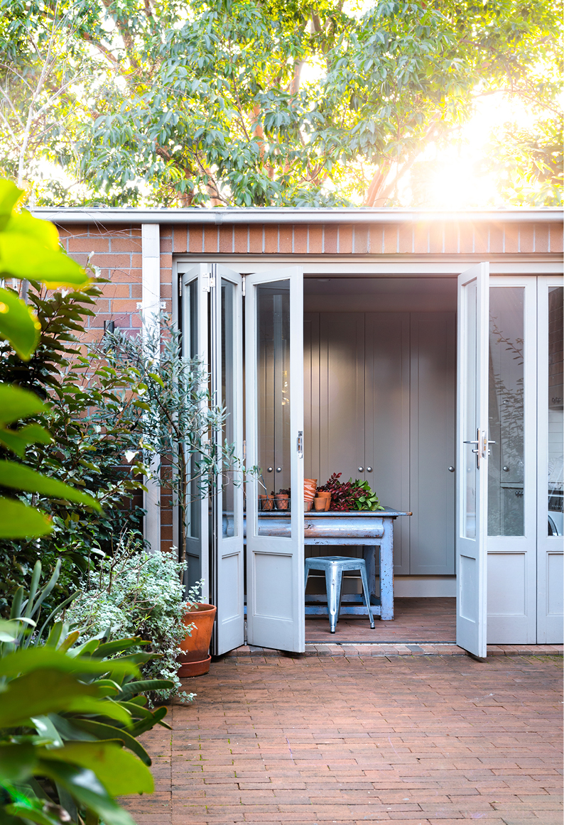 Courtyard and rear extention