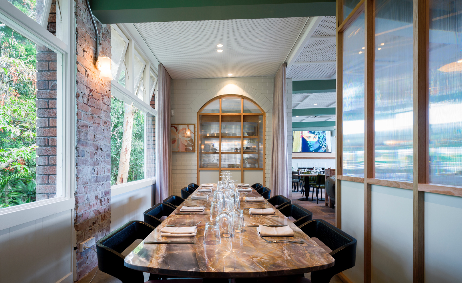 Private dining space