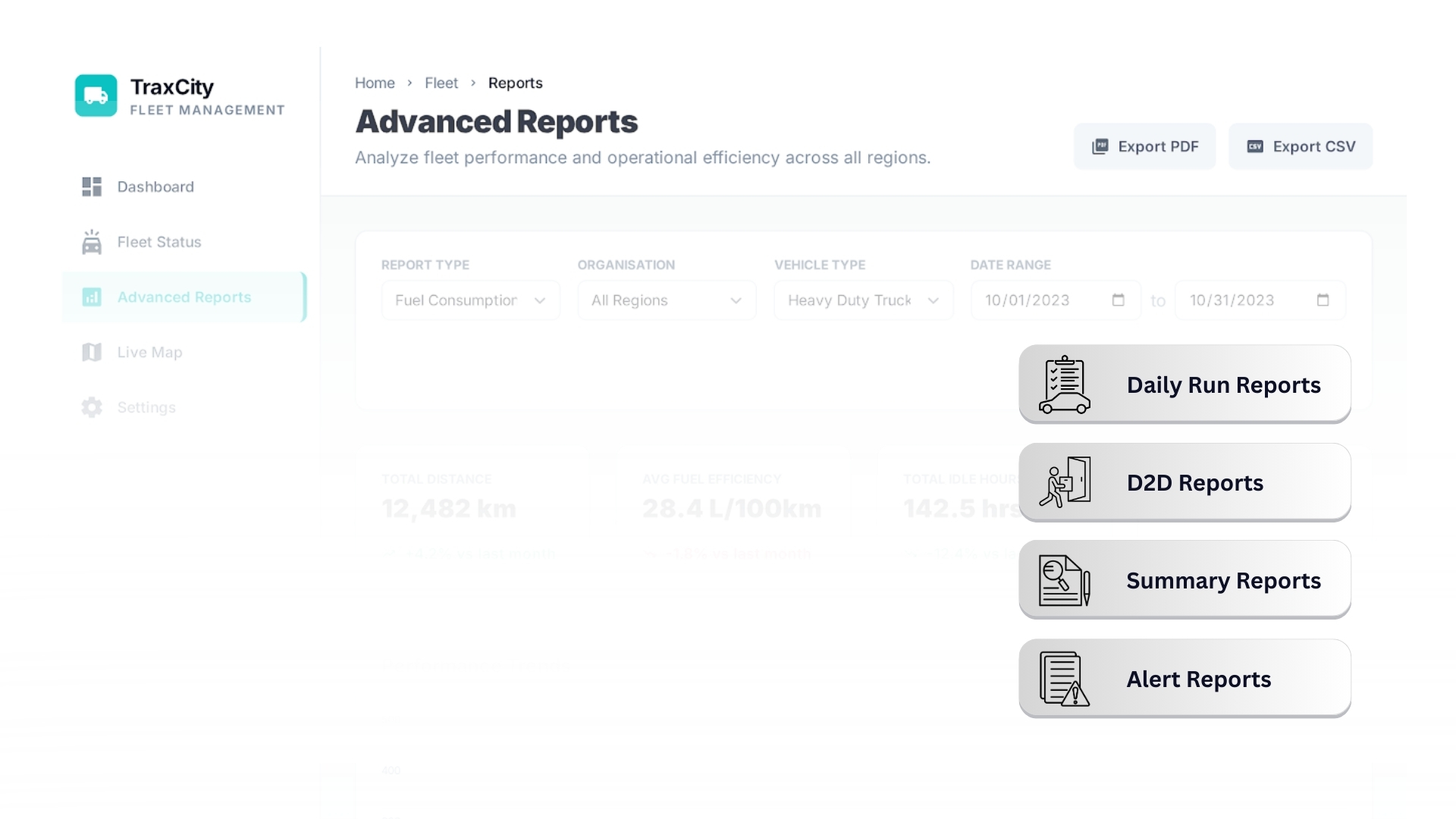 Vehicle Report &
 Analytics